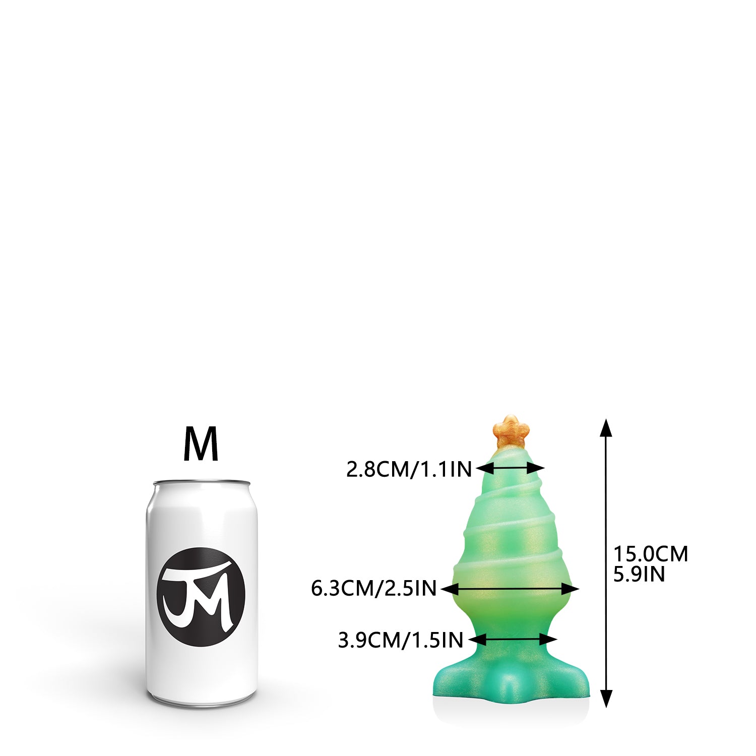 Nothosaur JOLLY - Christmas Tree Butt Plug -  Anal Sex Toy - Anal Dilator