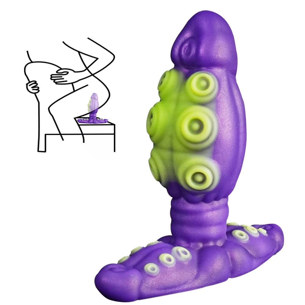 Marcus-6-Inch-Fantasy-Tentacle-Anal-Plug-Silicone-Monster-Toy