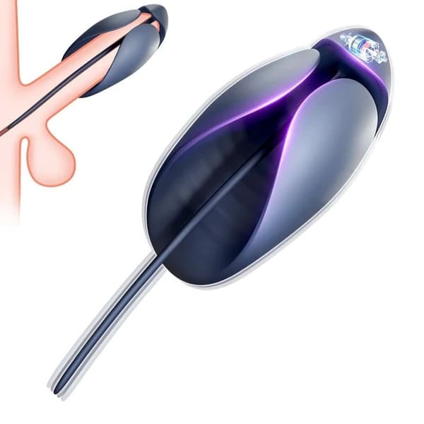 FluxPod – 2-in-1 Penis Vibrator with Urethral Plug