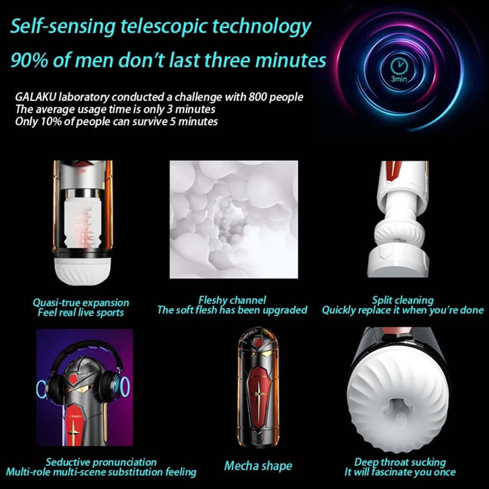 Mecha-App-Control-Automatic-Thrusting-Male-Masturbator