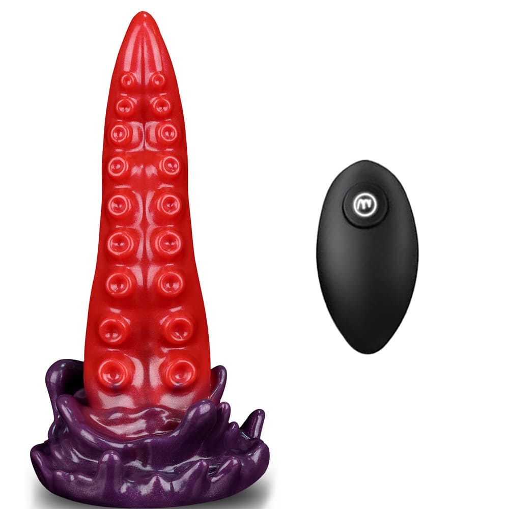 Nerix-Silicone-Vibrating-Tentacle-Dildo