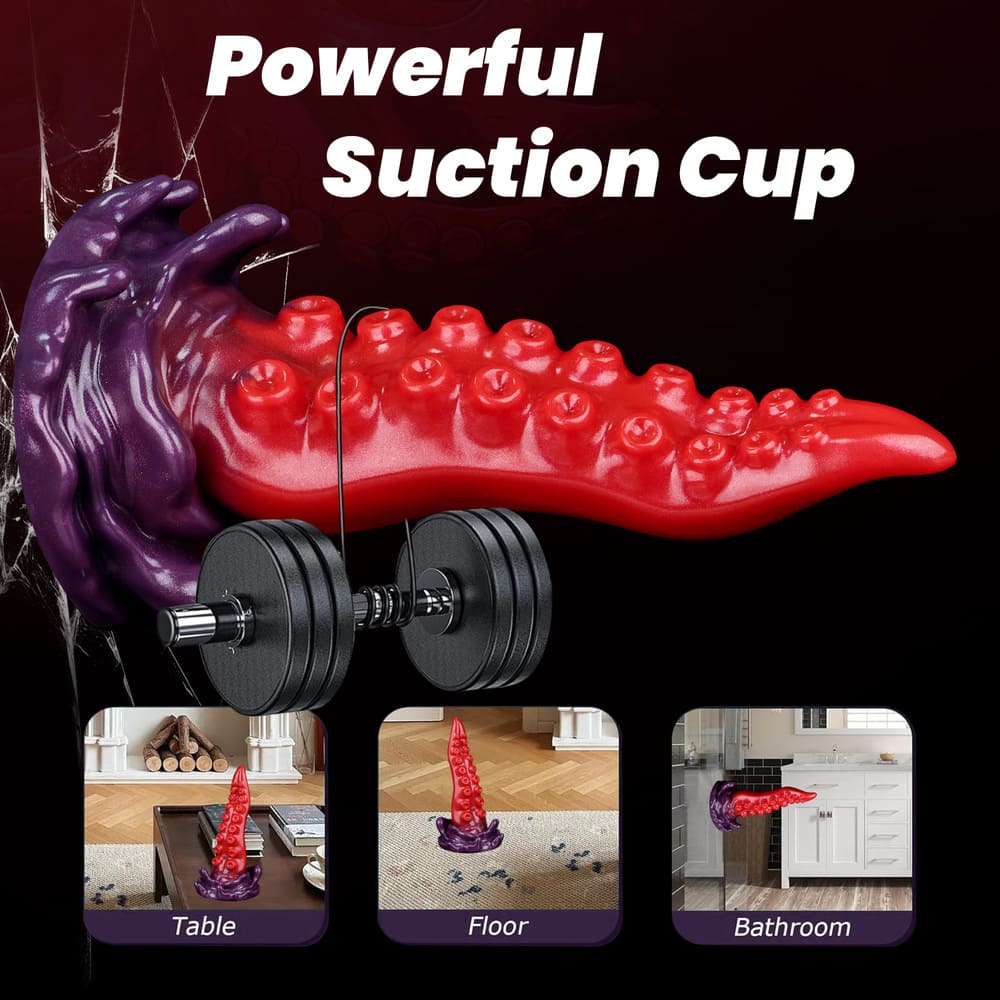Nerix-Silicone-Vibrating-Tentacle-Dildo