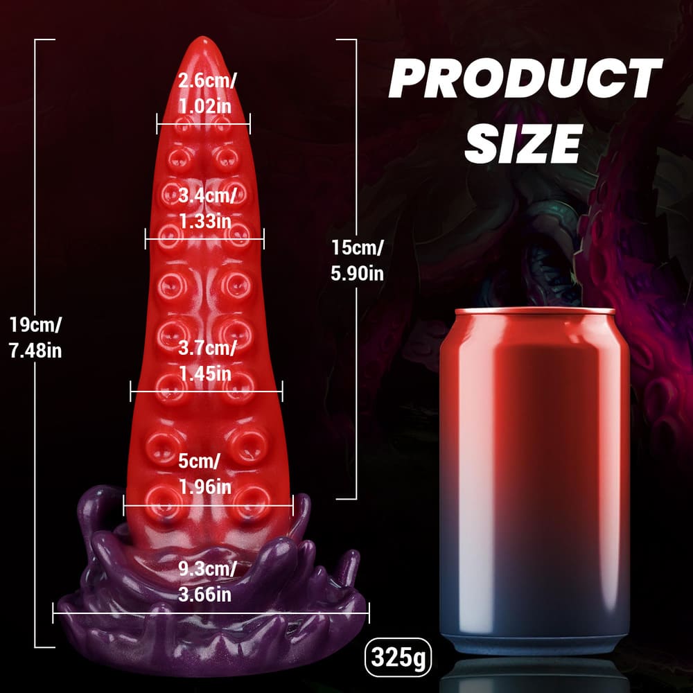 Nerix-Silicone-Vibrating-Tentacle-Dildo
