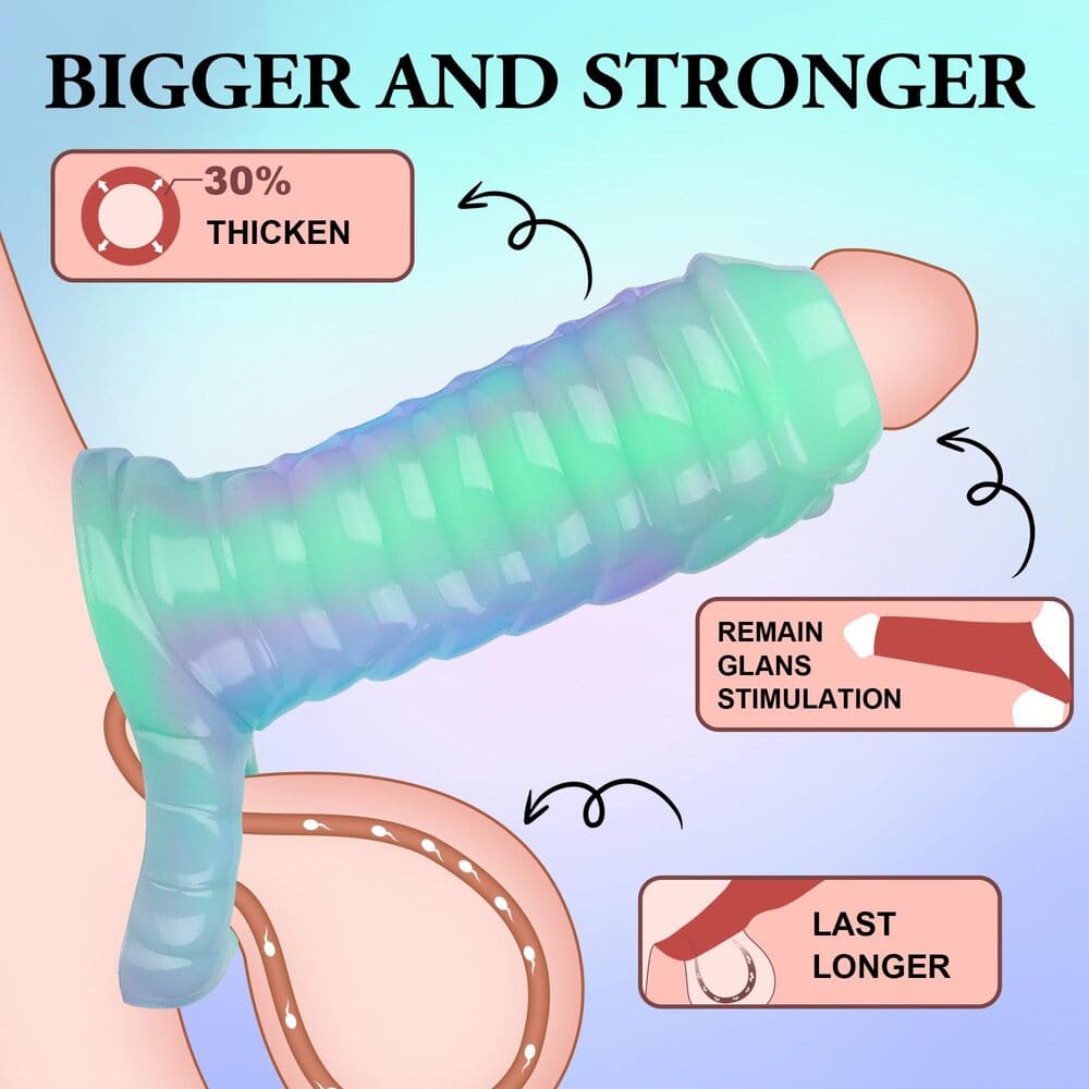 Orb-Silicone-Textured-Penis-Sleeve-with-Ball-Loop