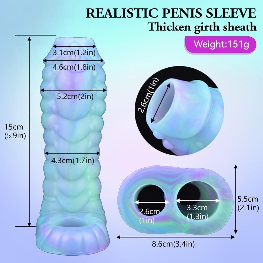 Orb-Silicone-Textured-Penis-Sleeve-with-Ball-Loop