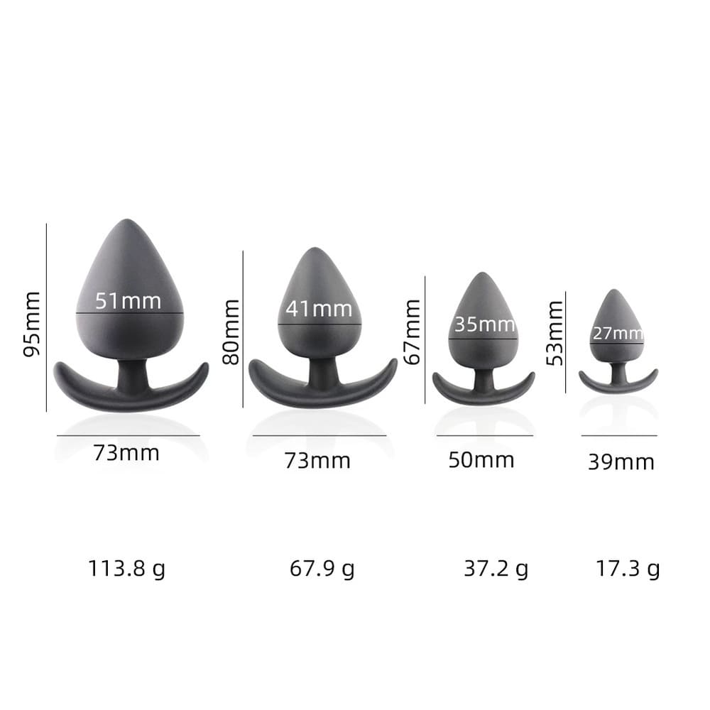 Peach-Silicone-Anal-Training-Set-Peach-Shape-Butt-Plug