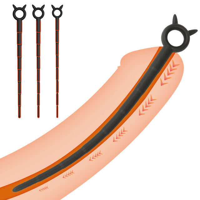 Penis-Stecker-Urethral Klingens pielzeug-Silikon-Stimulation stecker für Erwachsene Sexspielzeug