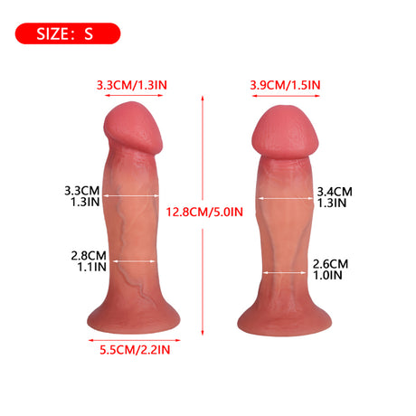 Realistic-Dildo-Anal-Dildos-Large-Glans-manual-size-S
