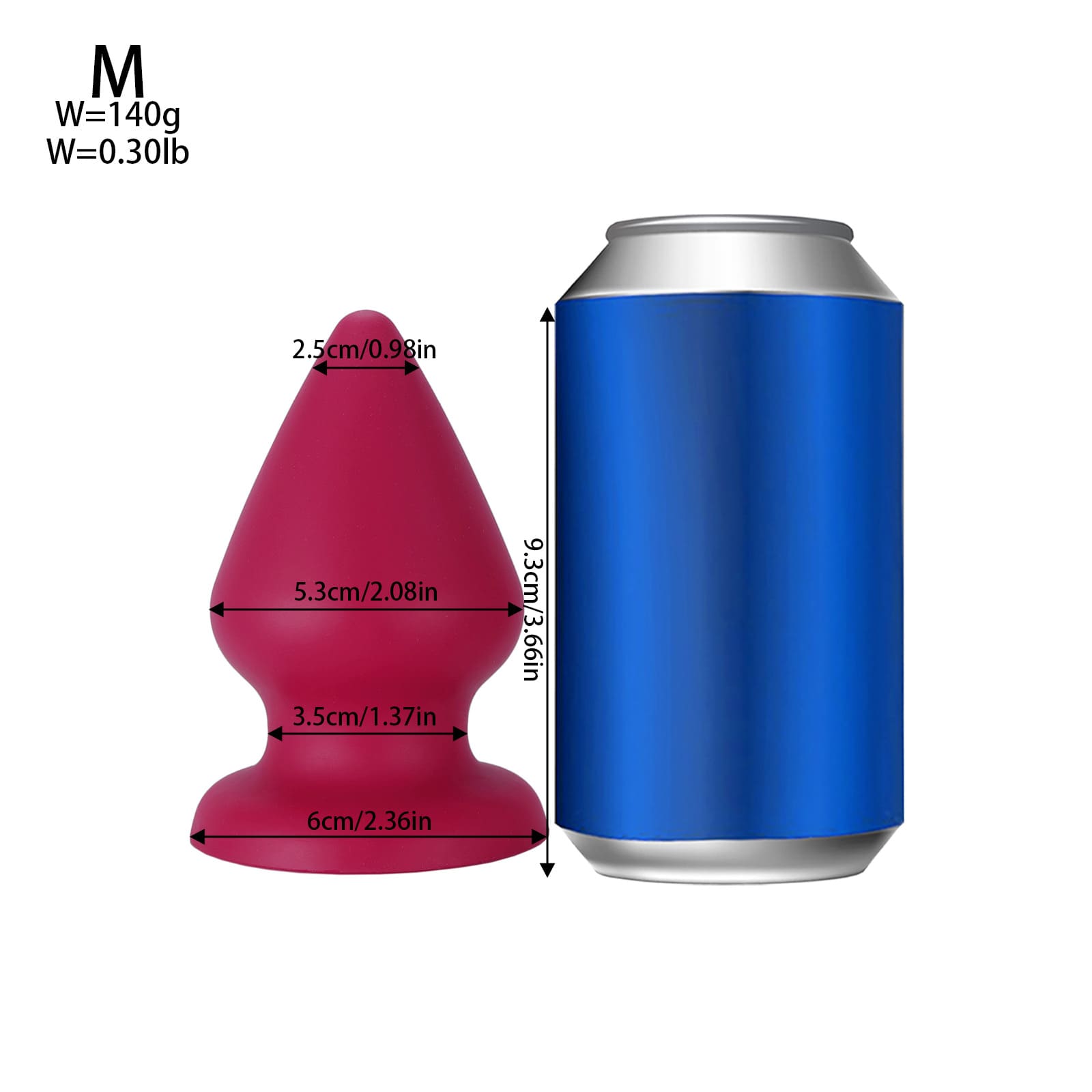 Red-Drop-Soft-Liquid-Silicone-Anal-Plug-6-Sizes