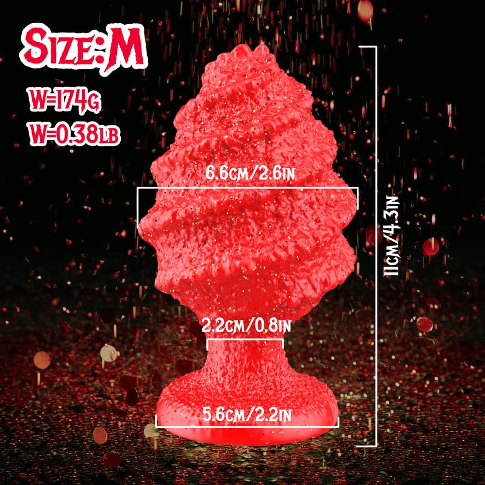 Snow-Cone-Anal-Toy-Textured-Silicone-Butt-Plug_10