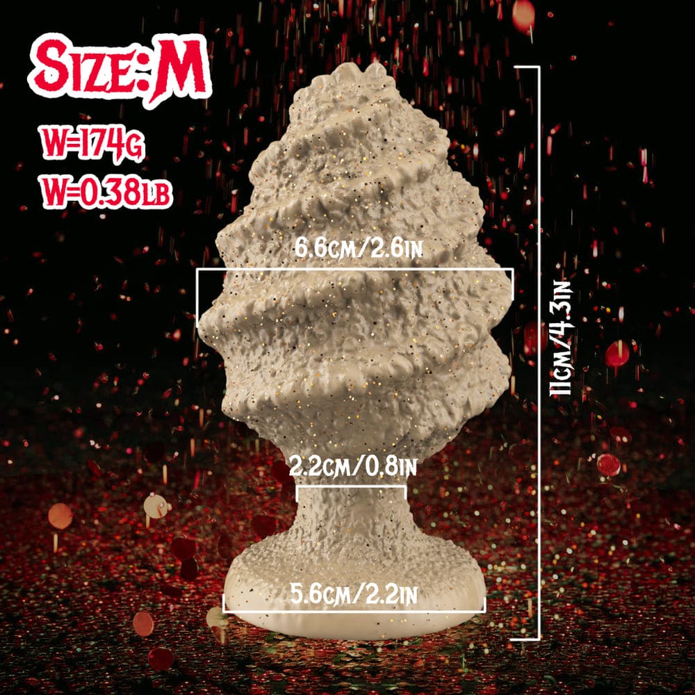 Snow Cone – Anal Toy – Textured Silicone Butt Plug