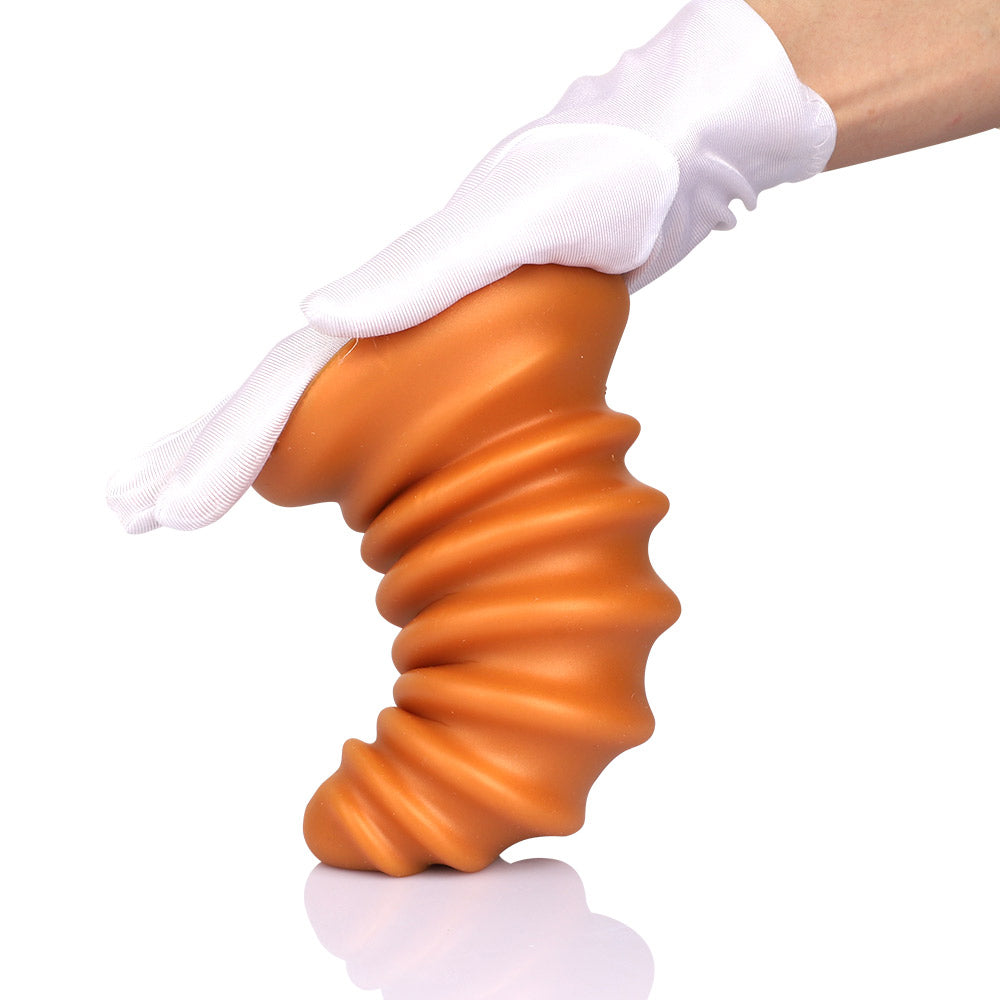 Threaded Butt Plug - Soft Anal Dilator - Huge Anal Toy - 4 Sizes of Anal Sex Toy