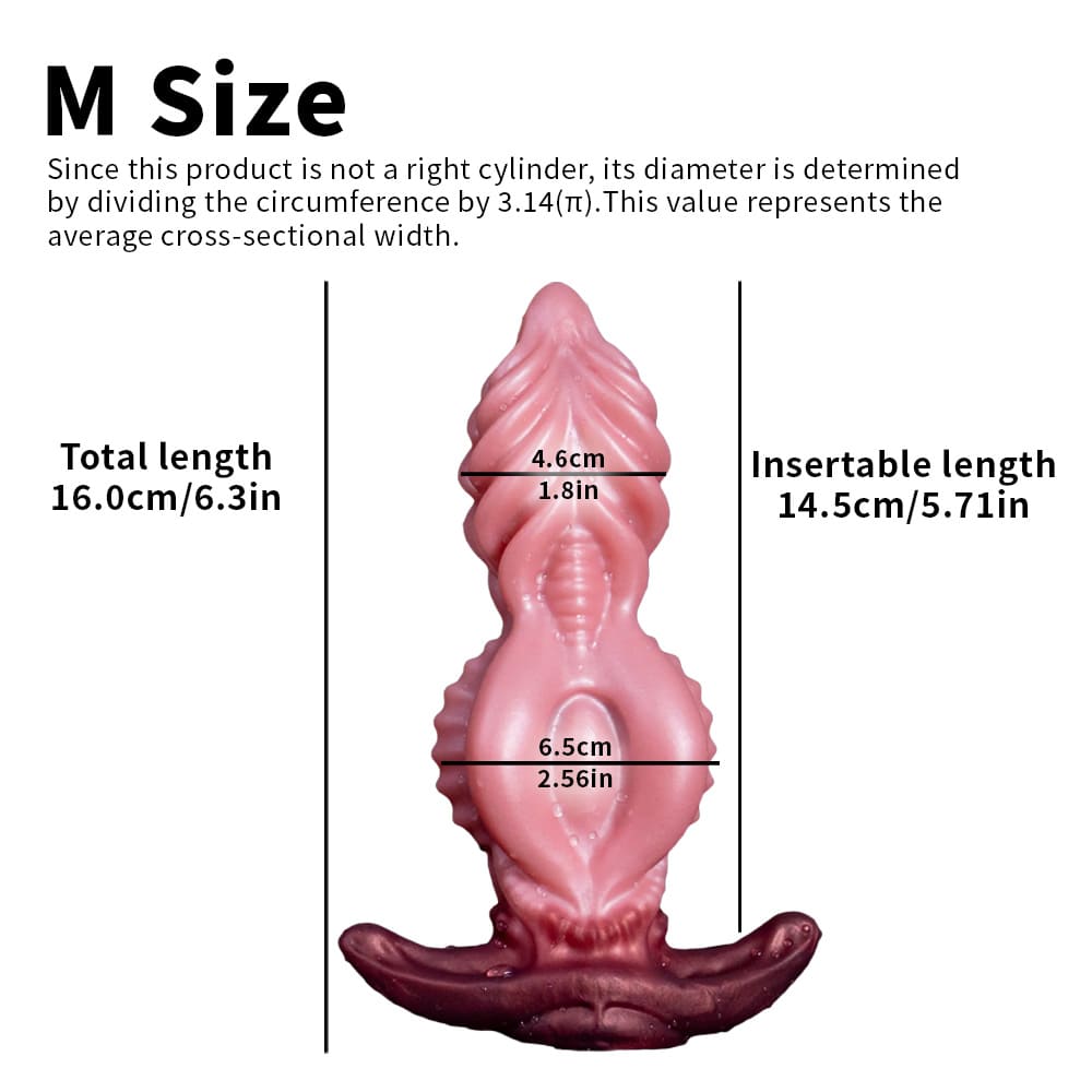 Spiral Pistil of Chaos - Silicone Anal Plug