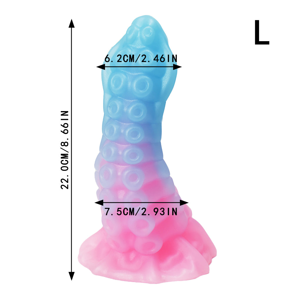 Tentacle Dildo - Luminous Octopus Dildo For Beginner - Vaginal Stimulation Sex Toys