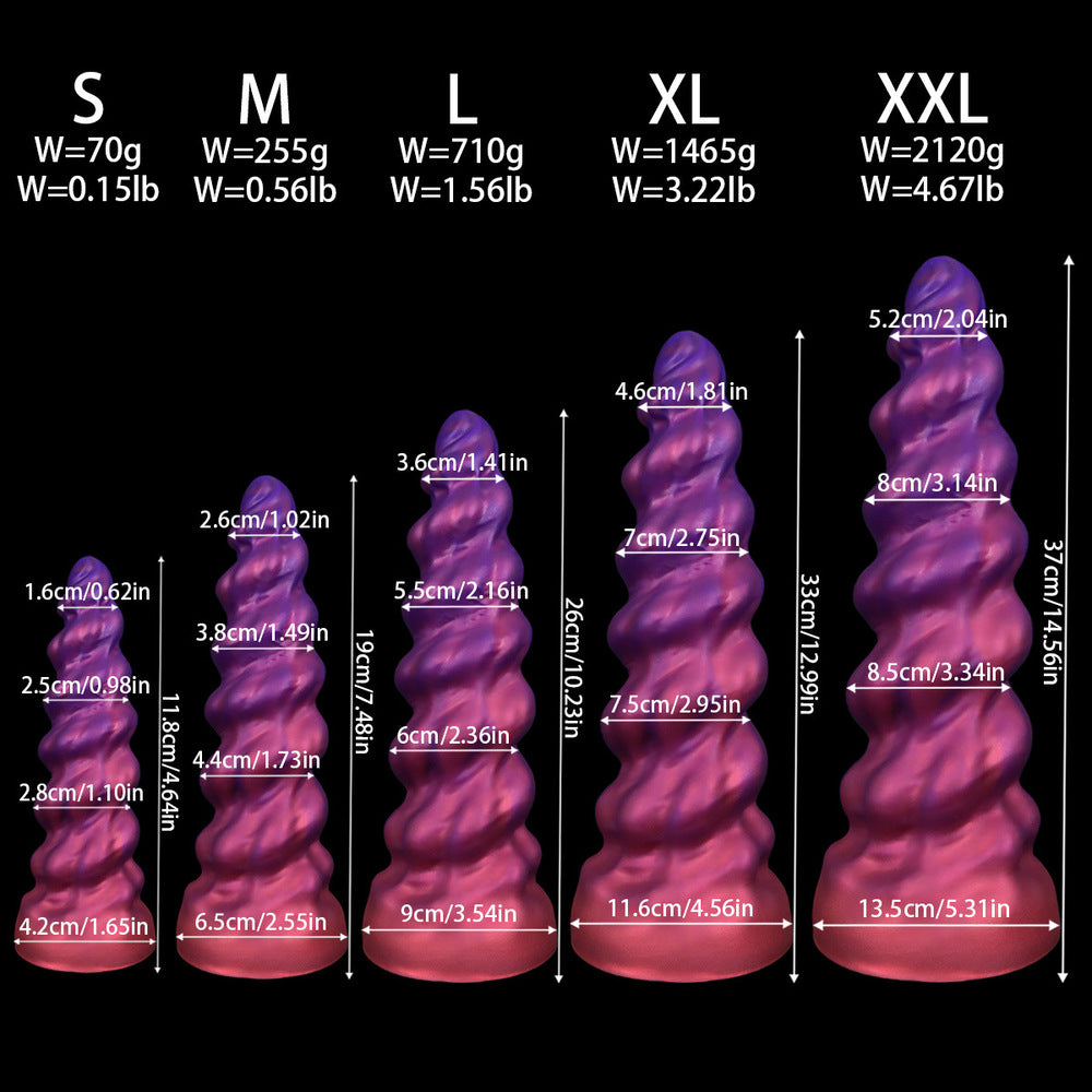 Twistix – Giant Anal Plug – Dream Silicone Dildo – 5 Sizes Available