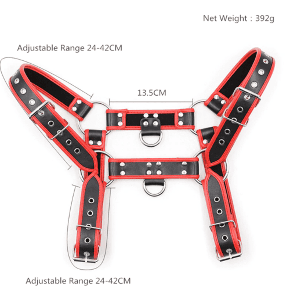 Vanguard-PU-Leather-Heavy-Craft-Chest-Harness
