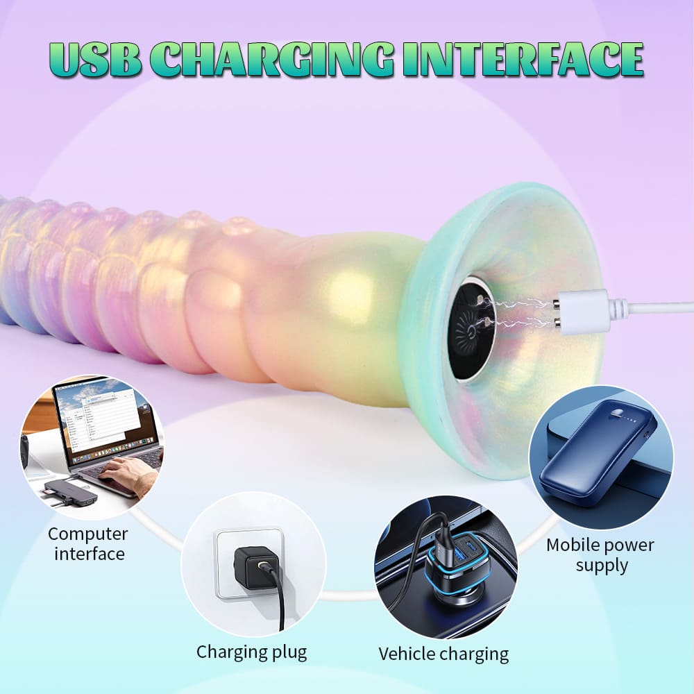 Velor-Silicone-Glow-in-the-Dark-Dildo-Vibrating-Long-Anal-Toy