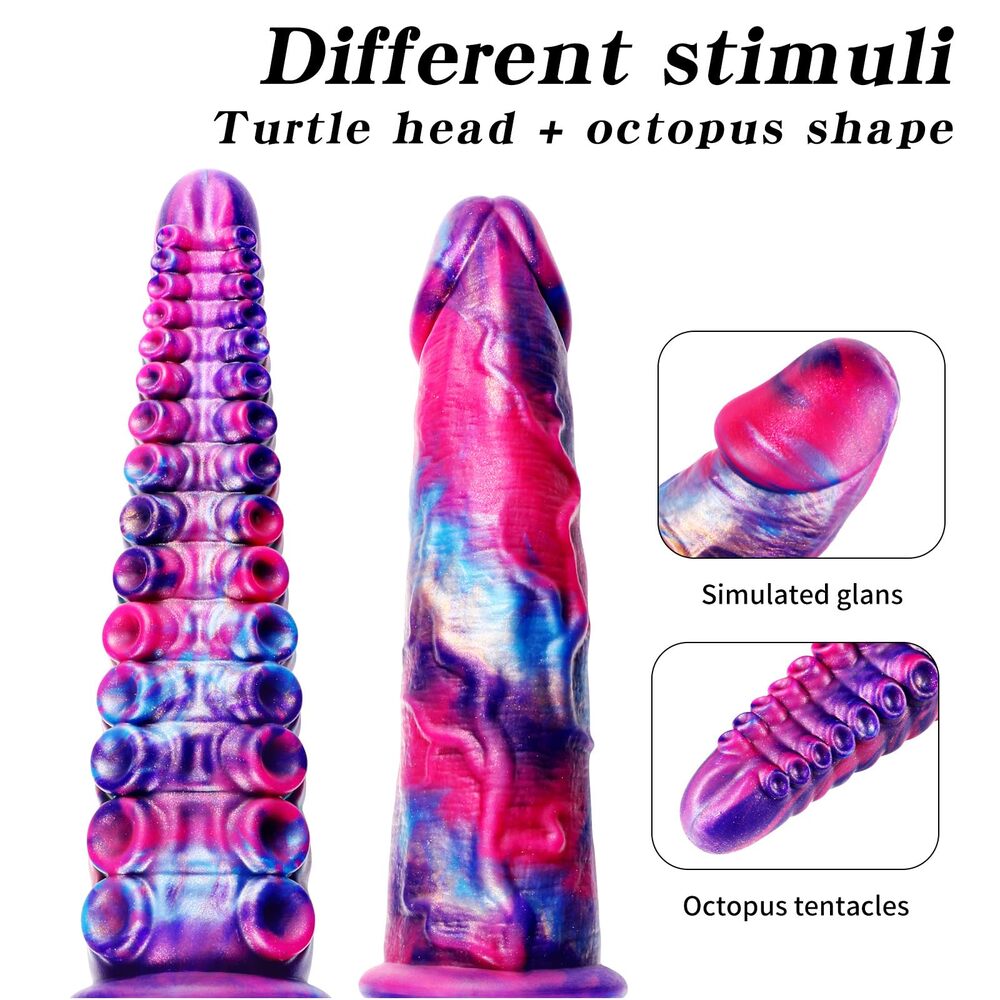 Veyra - 13.7 Inch Double Dildo with Tentacle & Realistic Texture