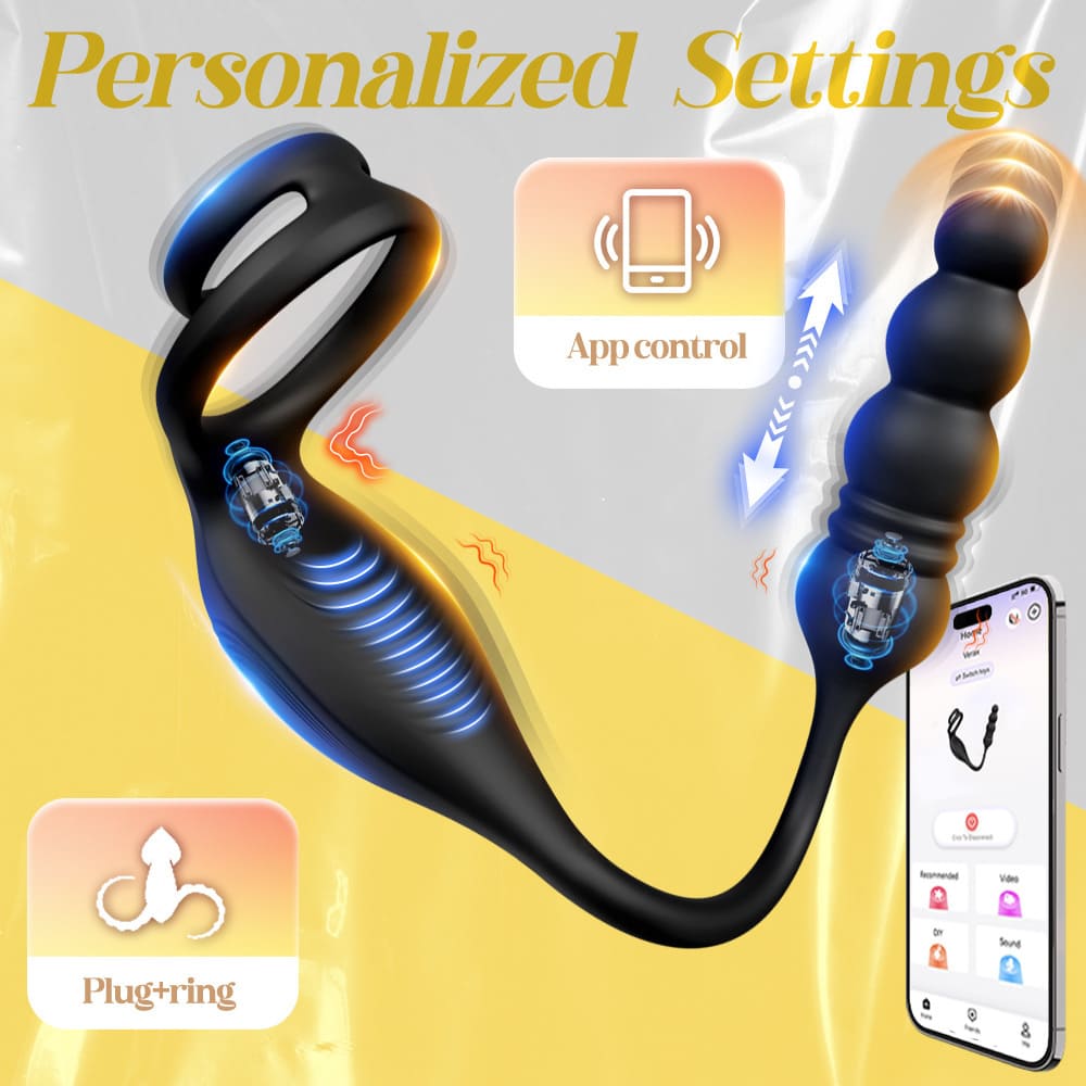 VibeTail - Thrusting Prostate Massager with Cock Ring