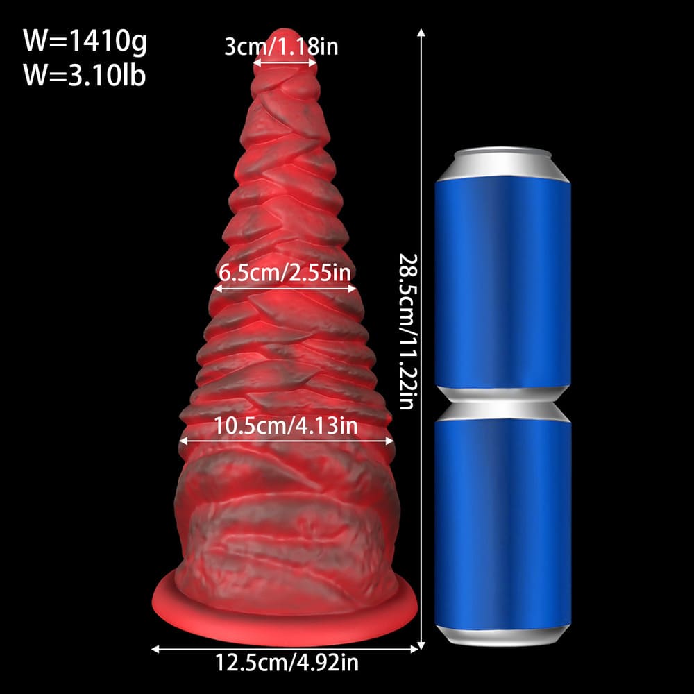 Volcano-Silicone-Textured-Anal-Toy