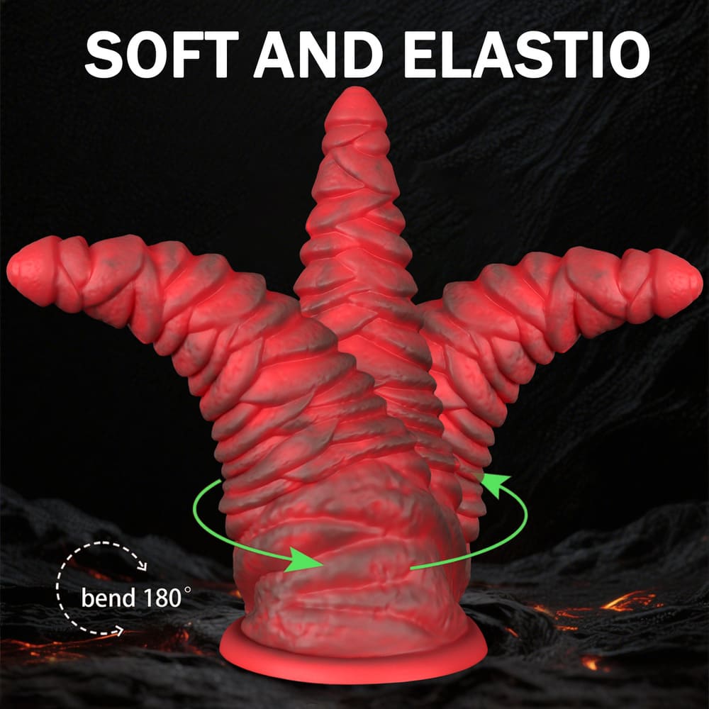 Volcano-Silicone-Textured-Anal-Toy