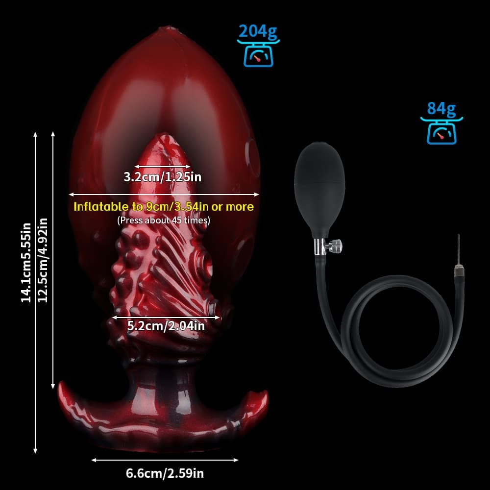 Vulkanox-Silicone-Inflatable-Butt-Plug-Fantasy-Tentacle-Toy