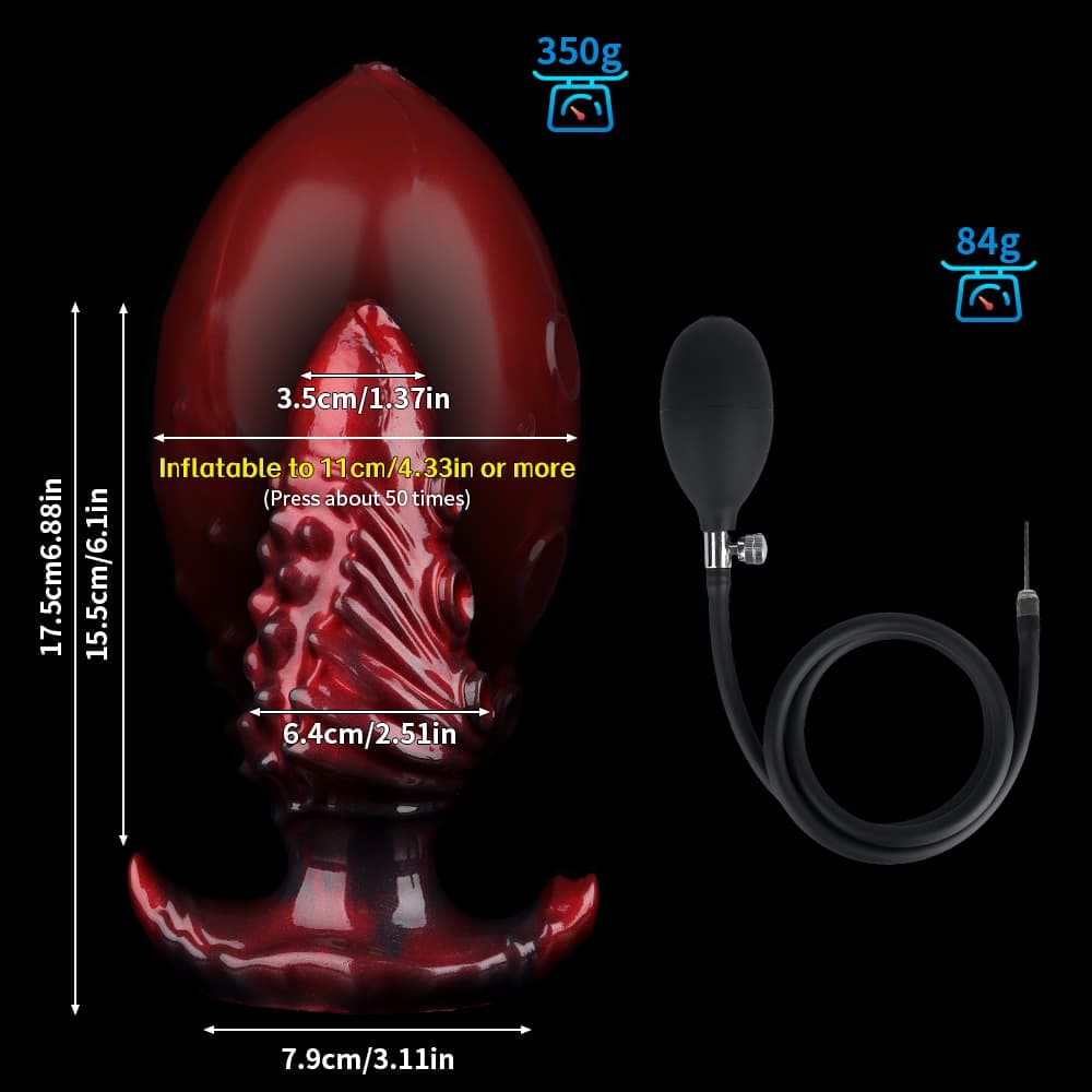 Vulkanox-Silicone-Inflatable-Butt-Plug-Fantasy-Tentacle-Toy