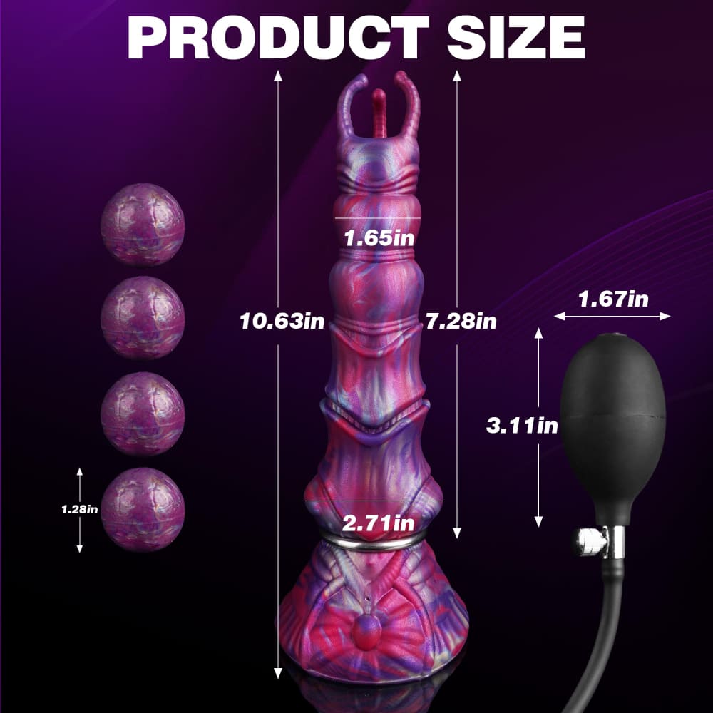 XenoGrub-10-6-Inch-Alien-Ovipositor-Dildo-Egg-Laying-Kink