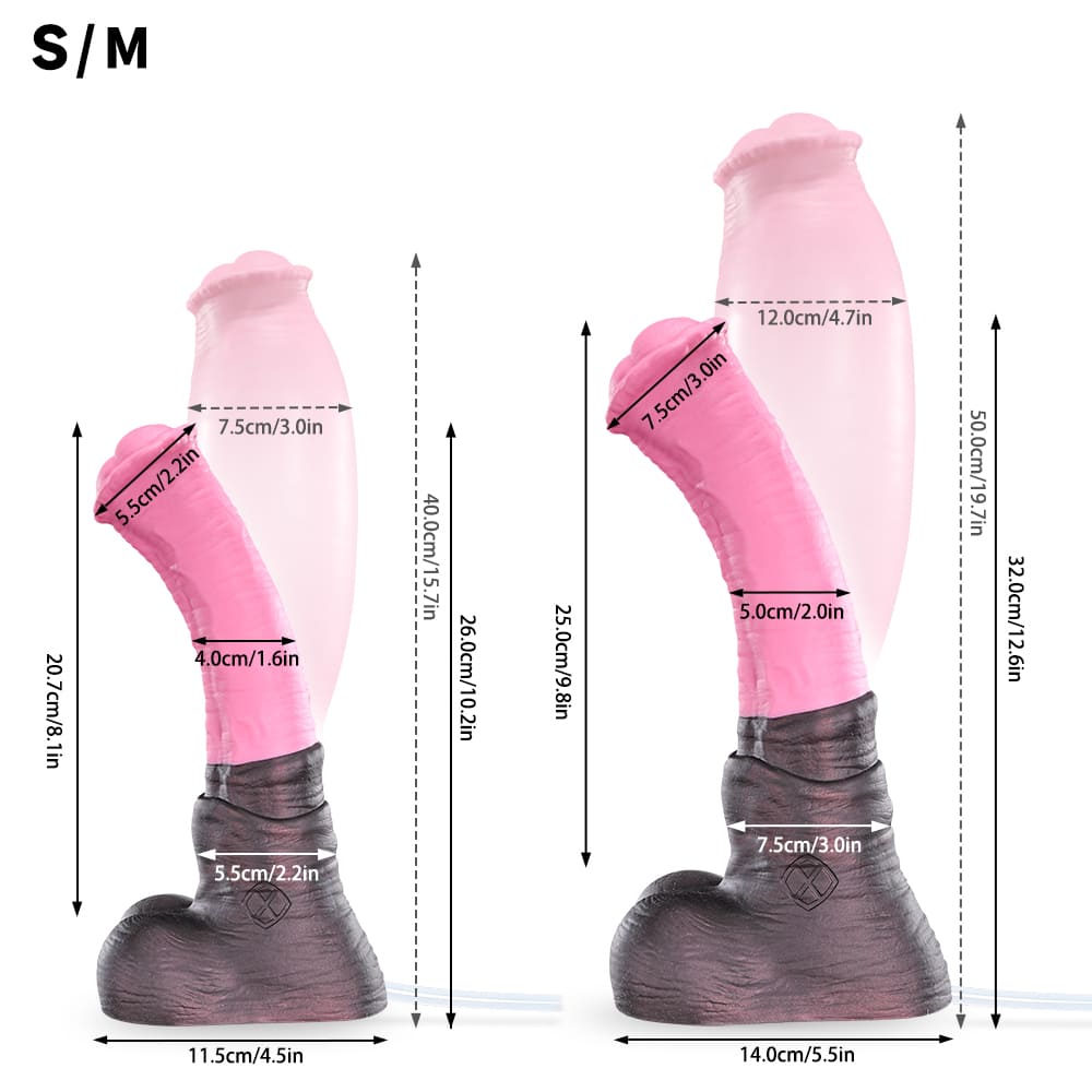 Xomiy Chironax - Inflatable Dildo - Long Centaur Dildo