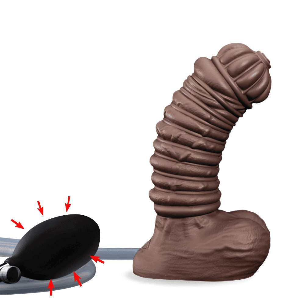 Xomiy Cageron - Inflatable Silicone Anal Plug - Expansion Plug