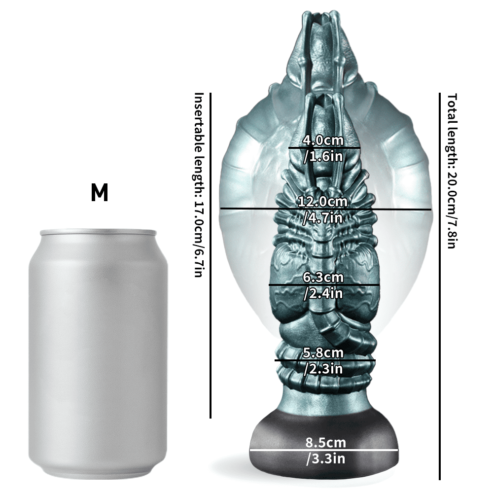 Xomiy Xenobreed - Inflatable Silicone Anal Plug - Alien Butt Plug