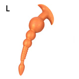 Silicone Anal Beads  - 3 Anal Balls With Tail - Anal Trainer