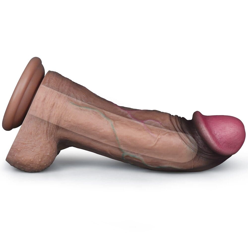 Zeus - 11 Inch Handmade Dual Density Dildo - Realistic Dildo