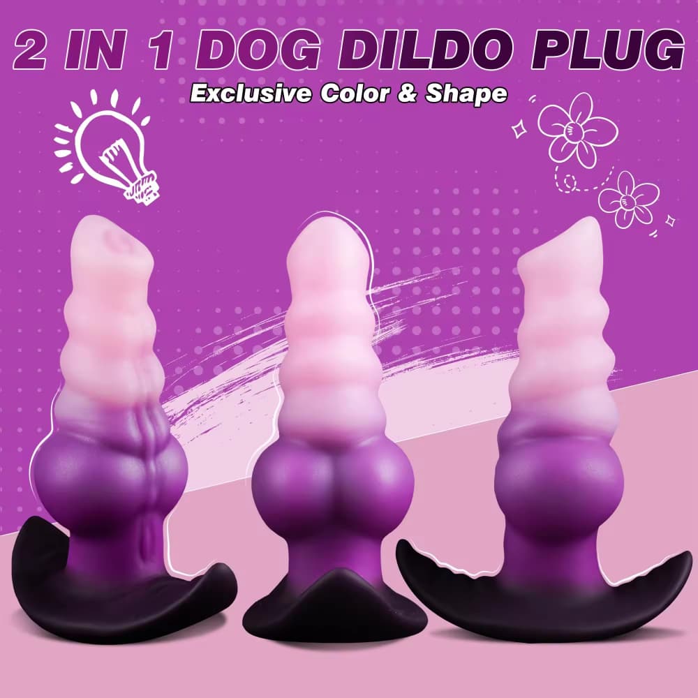 beger-silicone-dog-knot-butt-plug