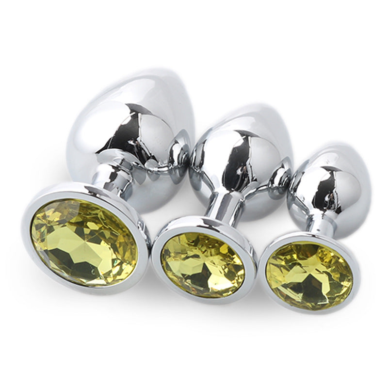 Jeweled Metal Butt Plug Set