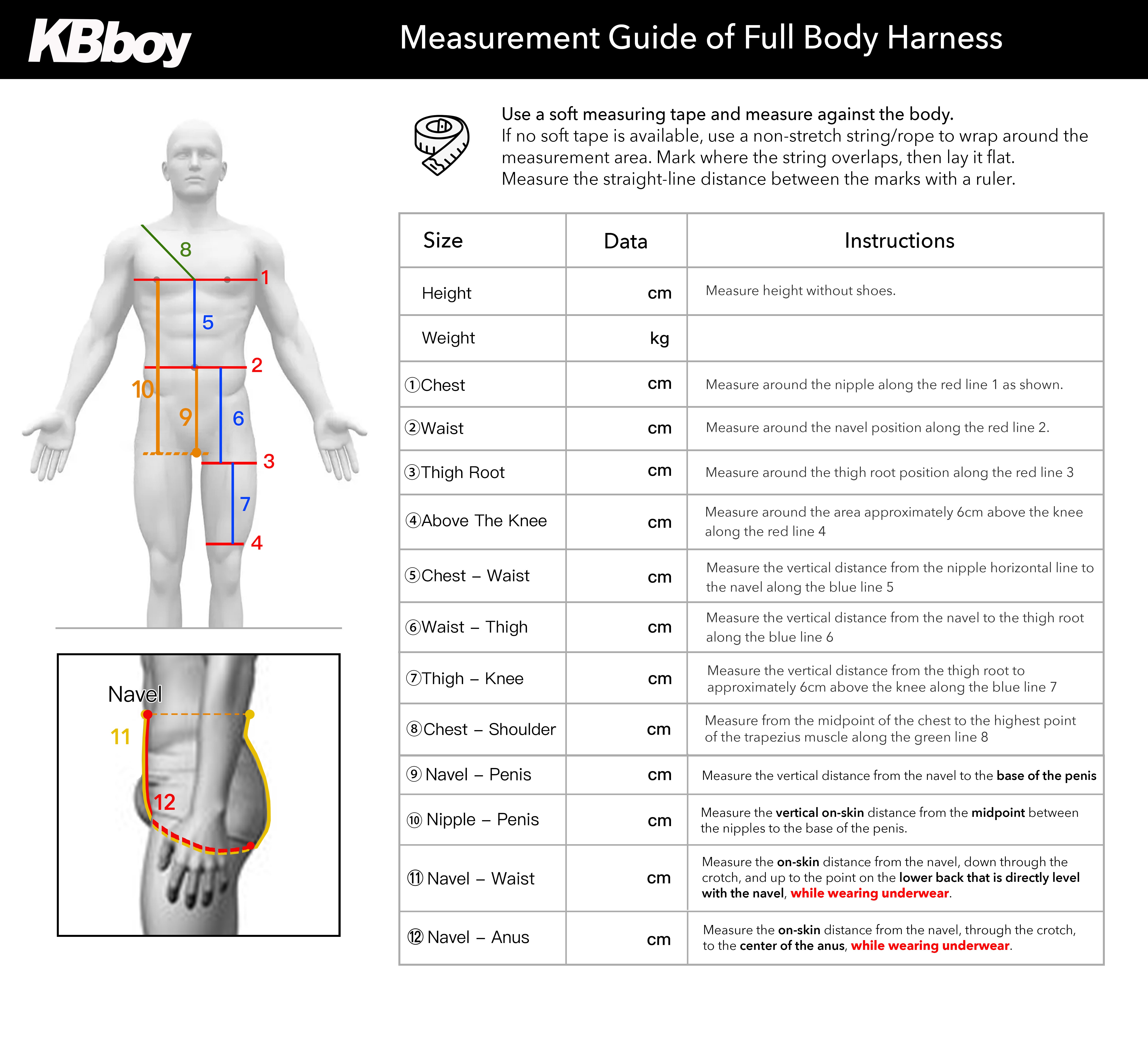 KBboy Silicone Full Body BDSM Harness