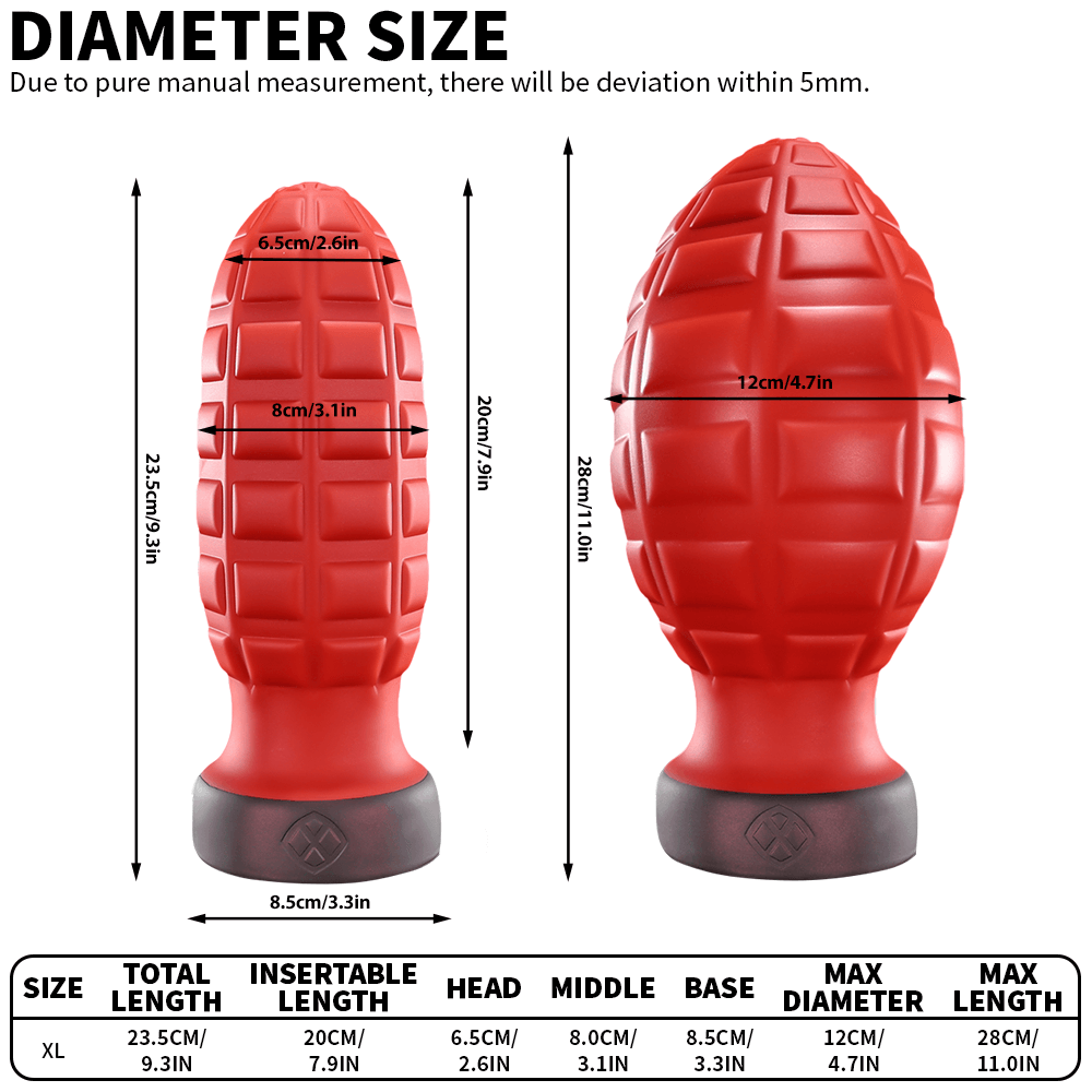 Xomiy Majeure - Prelude | Inflatable Butt Plug - 2 Size