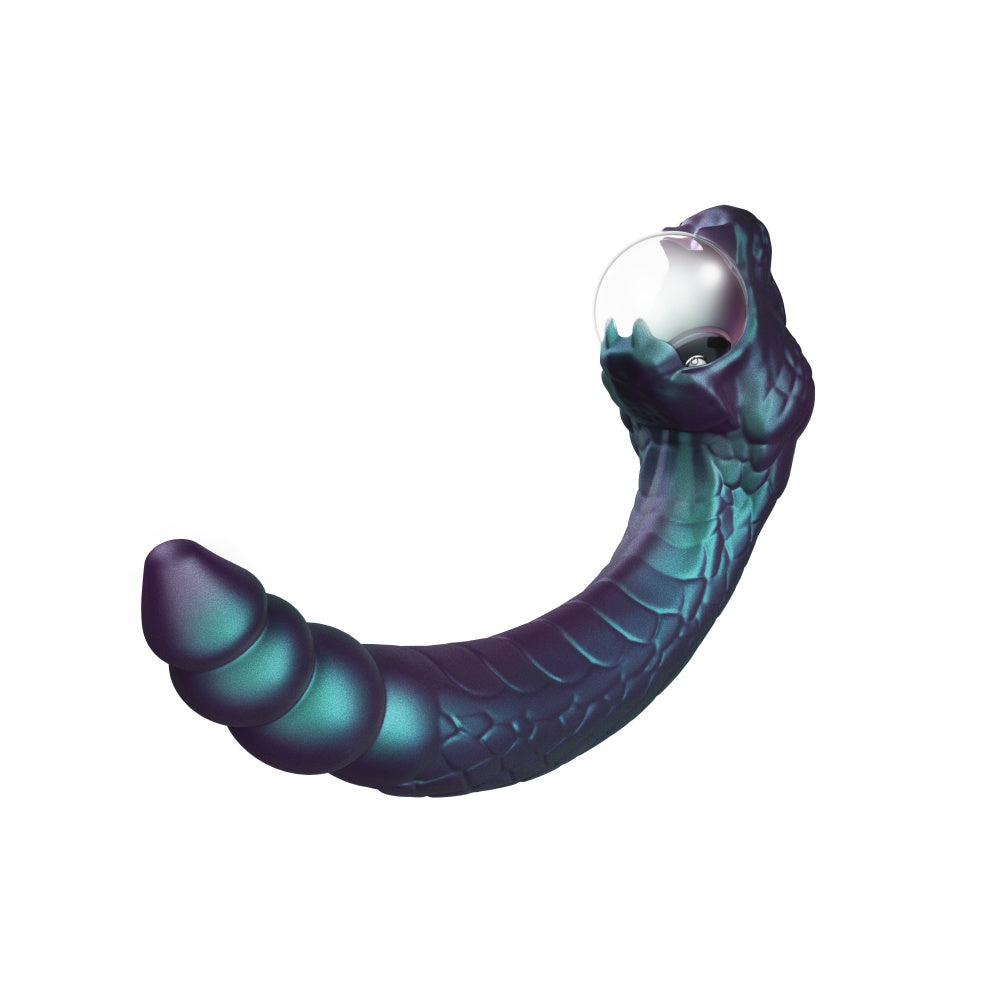 Temptasia Rattlesnake Dual-Ended Vibrator - Plasma Vibrator - Prostate & G Spot Stimulator