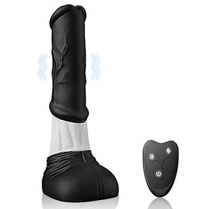 thundr-11-inch-horse-dildo-thrusting-vibrating-fantasy-dildo