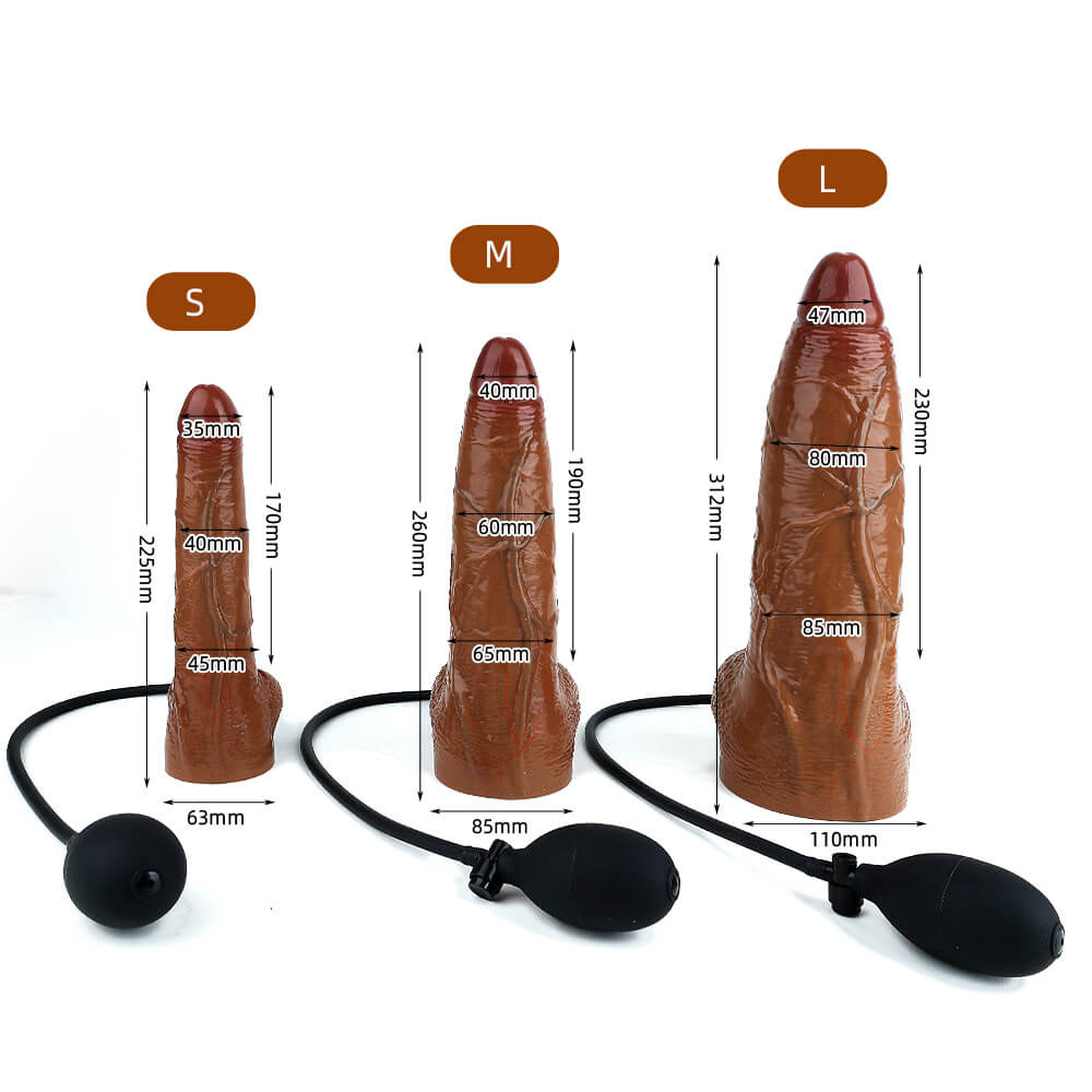 yiren-inflatable-dildo-realistic-brown-expanding-dildo