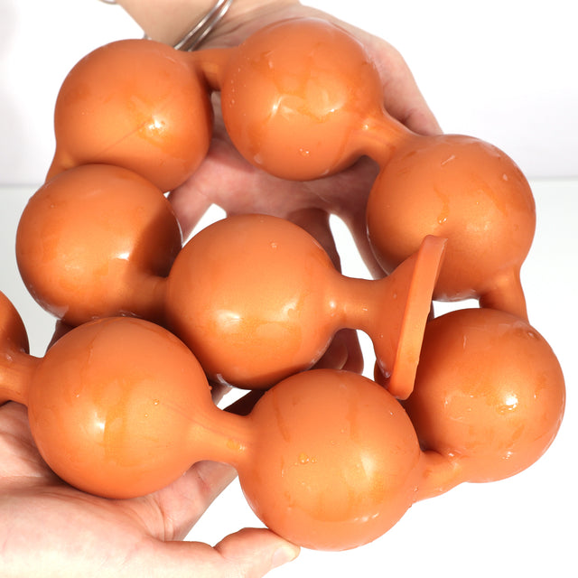Perles anales mains libres-9 perles jouets sexuels anaux extrêmes-jouet sexuel anal en silicone souple