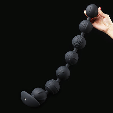 Abgestufe Design Anal Perlen-7 Perlen Anal Trainer-Unterschied liches Vergnügen Anal Spielzeug