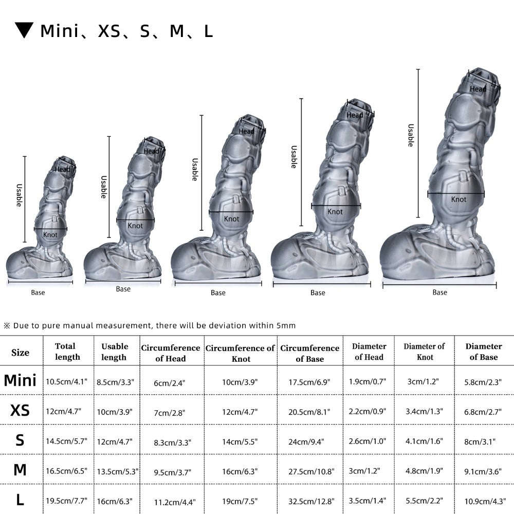 Nothosaur ROCCO-Fantasy Dragon Dildos with Suction Cup Silicone Anal Plug Sex Toys