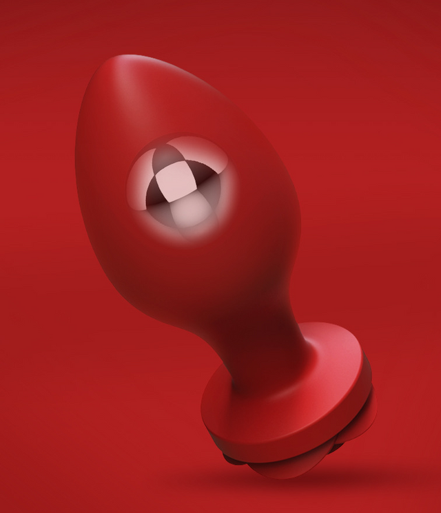 Analplug „Rose“ aus Silikon – Analstimulator mit kegelförmigem Kopf – Analtrainingsset in mehreren Größen