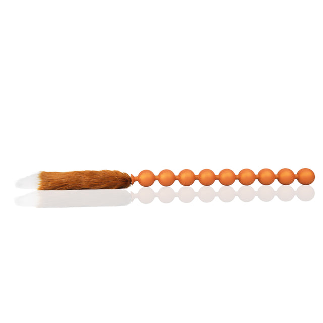 Anal-Perlen unterschied licher Größe-9 Perlen-Design mit Schwanz-komfortables Anal-Spielzeug