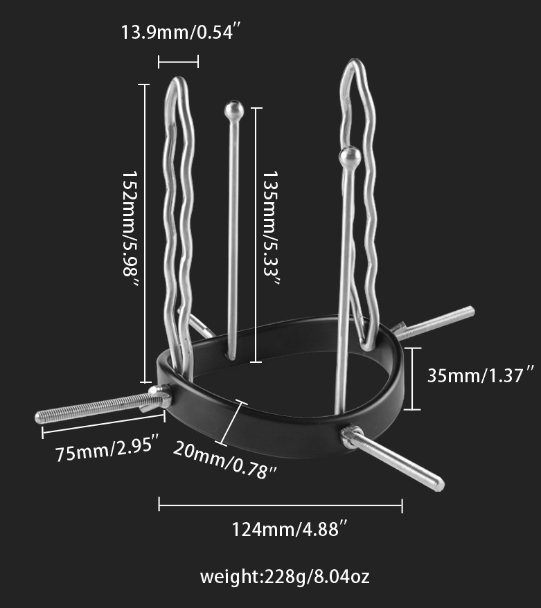 Stainless Steel Anal Dilator - Adjustable Anal Plug - Anal Speculum Stainless Steel Anal Dilator - Adjustable Anal Plug - Anal Speculum