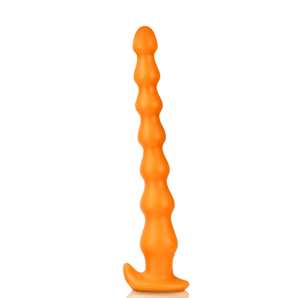 Plug anal à tête anale 7 longues perles, jouets sexuels stimulants en profondeur