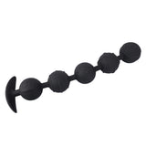 Quality Silicone Anal Beads - Prostate Massage Anal Plug - 5 Bead with Tail