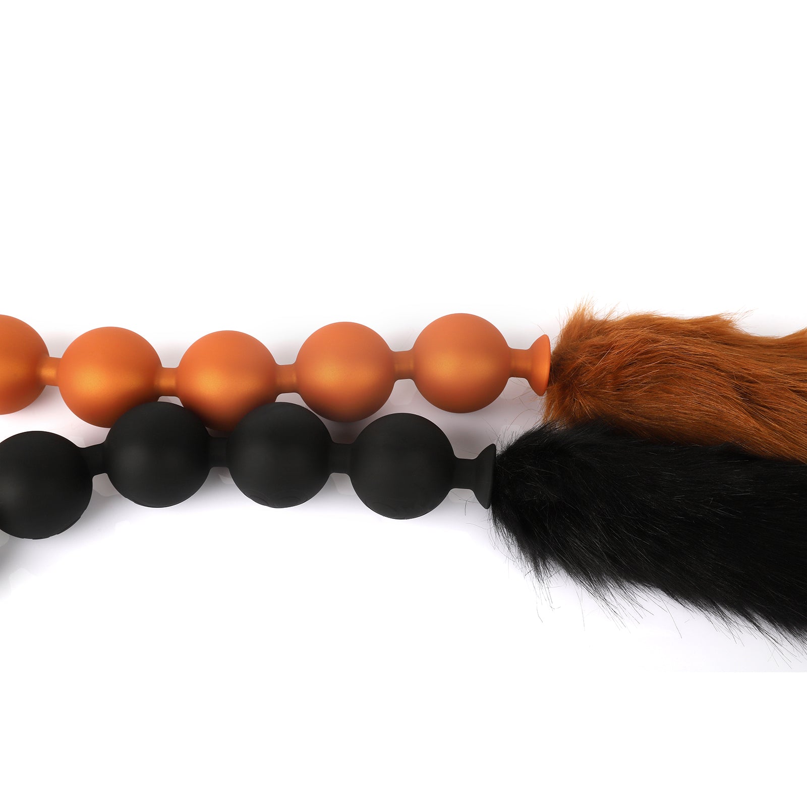 9 Balls Anal Beads-Butt Plug with Tail
