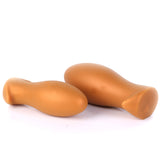 Golden Butt Plug-Weiches Silikon Einfüge Anal Toy - Anal Trainer in verschiedenen Größen